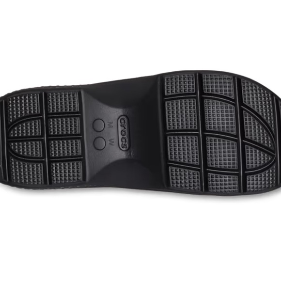 Crocs Unisex Stomp Platform Black Penny Loafer Size 8 - Picture 8 of 8